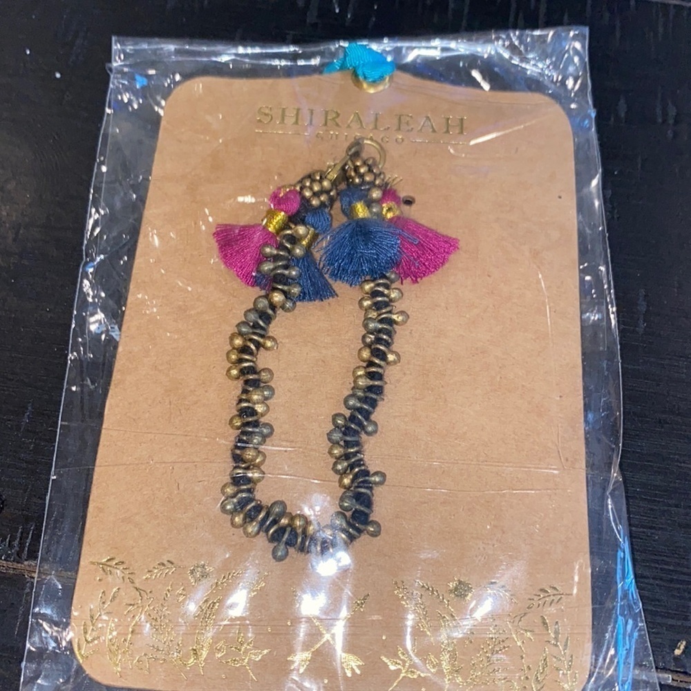 NWT Shiraleah Stretch Tassel Hope Bracelet Bohemian Western Casual​​​​​​